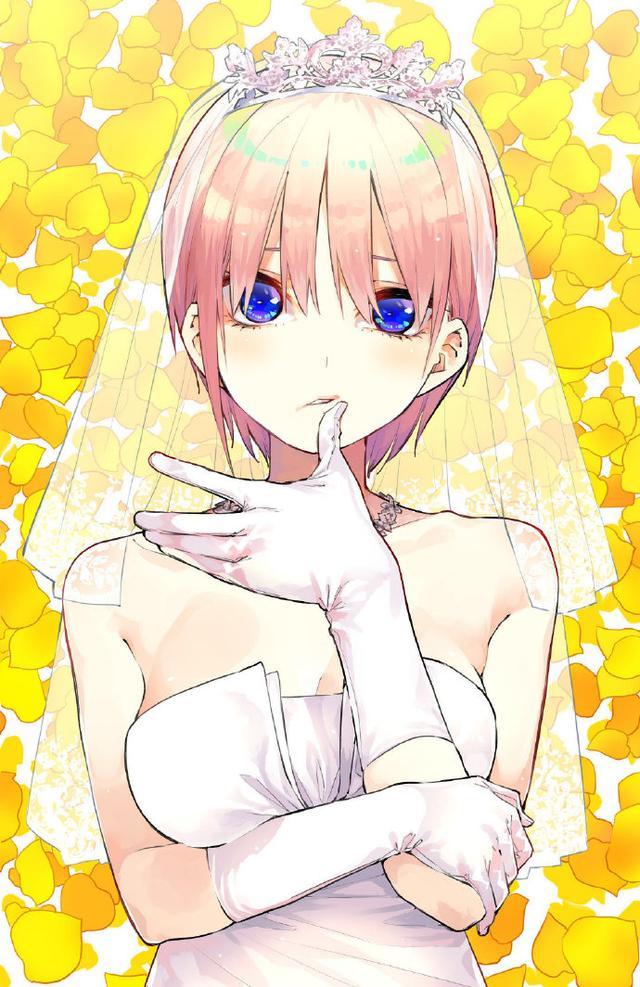 五等分的花嫁公开妹子们的婚纱图被网友玩坏p成了修罗场