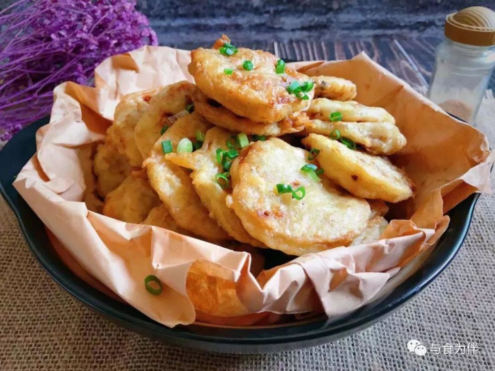 河南除了烩面胡辣汤还有炸莲夹香酥味美地道美食