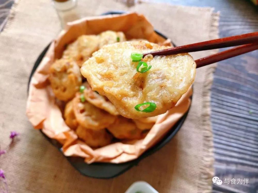 河南除了烩面胡辣汤还有炸莲夹香酥味美地道美食