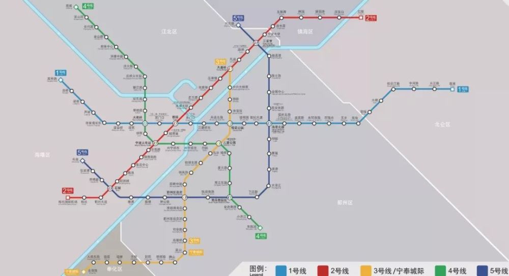 宁波4号线地铁线路图图片