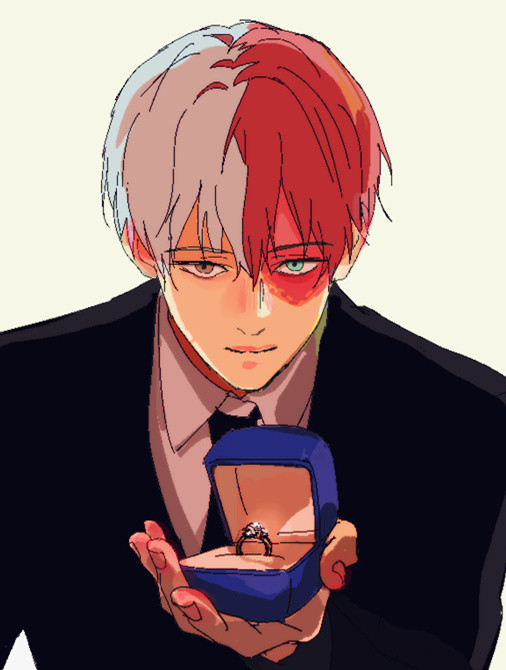 画师笔下的轰总和心操同人,这对病娇的眼神让人腿软啊!