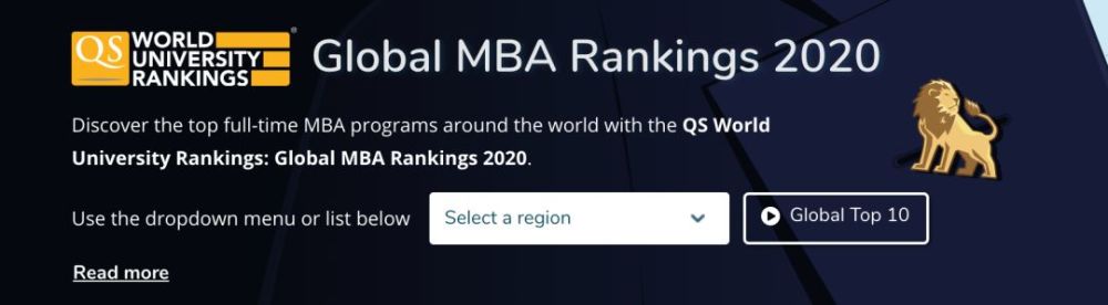 qs2020全球商科硕士排名_2020年QS全球商科硕士排名发布!