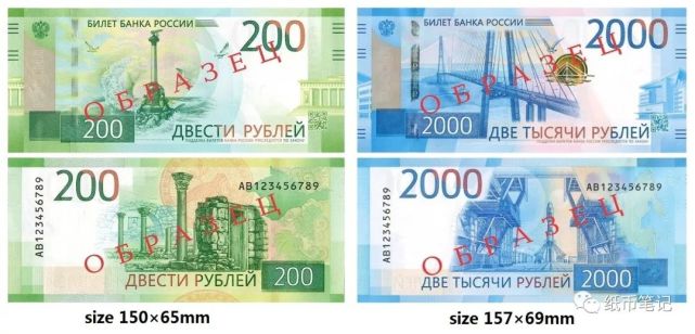 钞票解读 俄罗斯17版0 00卢布