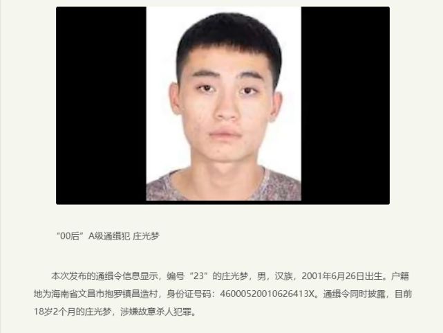 公安部a级通缉犯首现00后孩子你不读书哪里有出路
