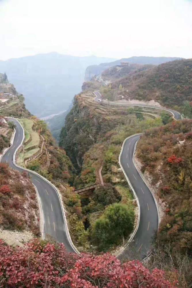 京津出发自驾号称南太行山最美的盘山公路太行天路