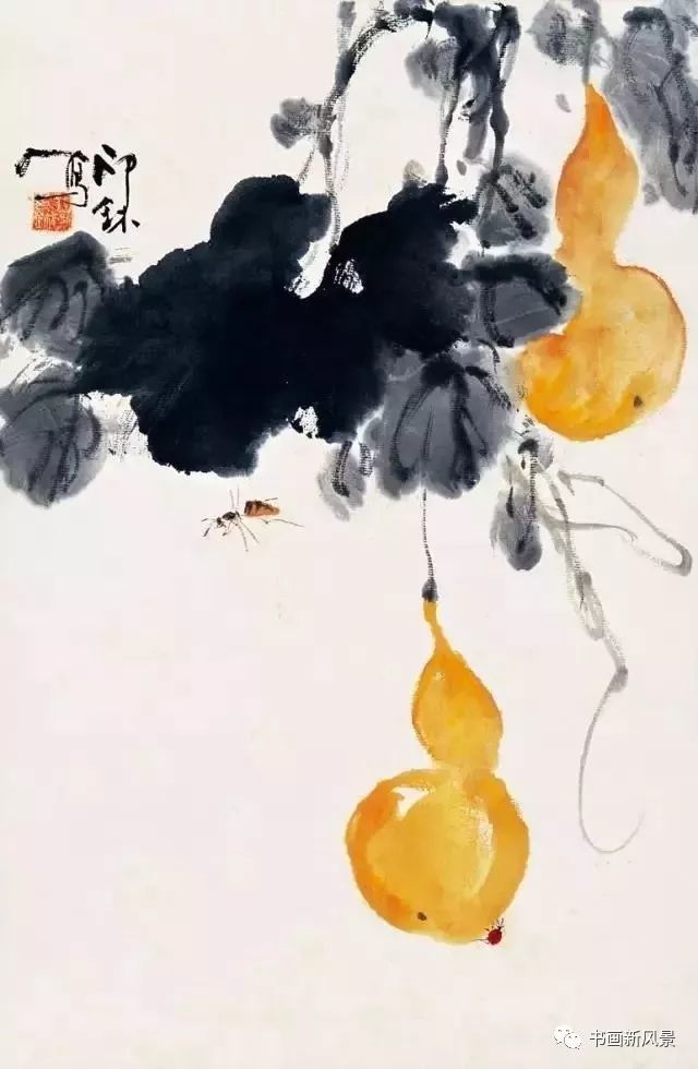 花鸟画|这位老先生的花鸟，色彩超美！