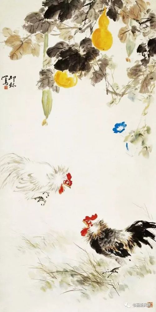 花鸟画|这位老先生的花鸟，色彩超美！