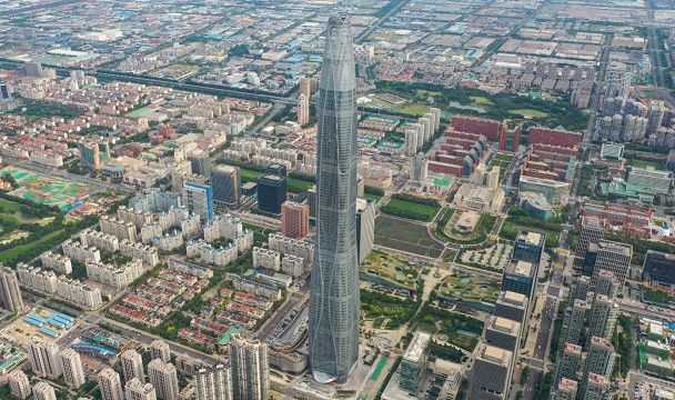 这座网红大楼提前落成 空中俯瞰 美得你无法想象