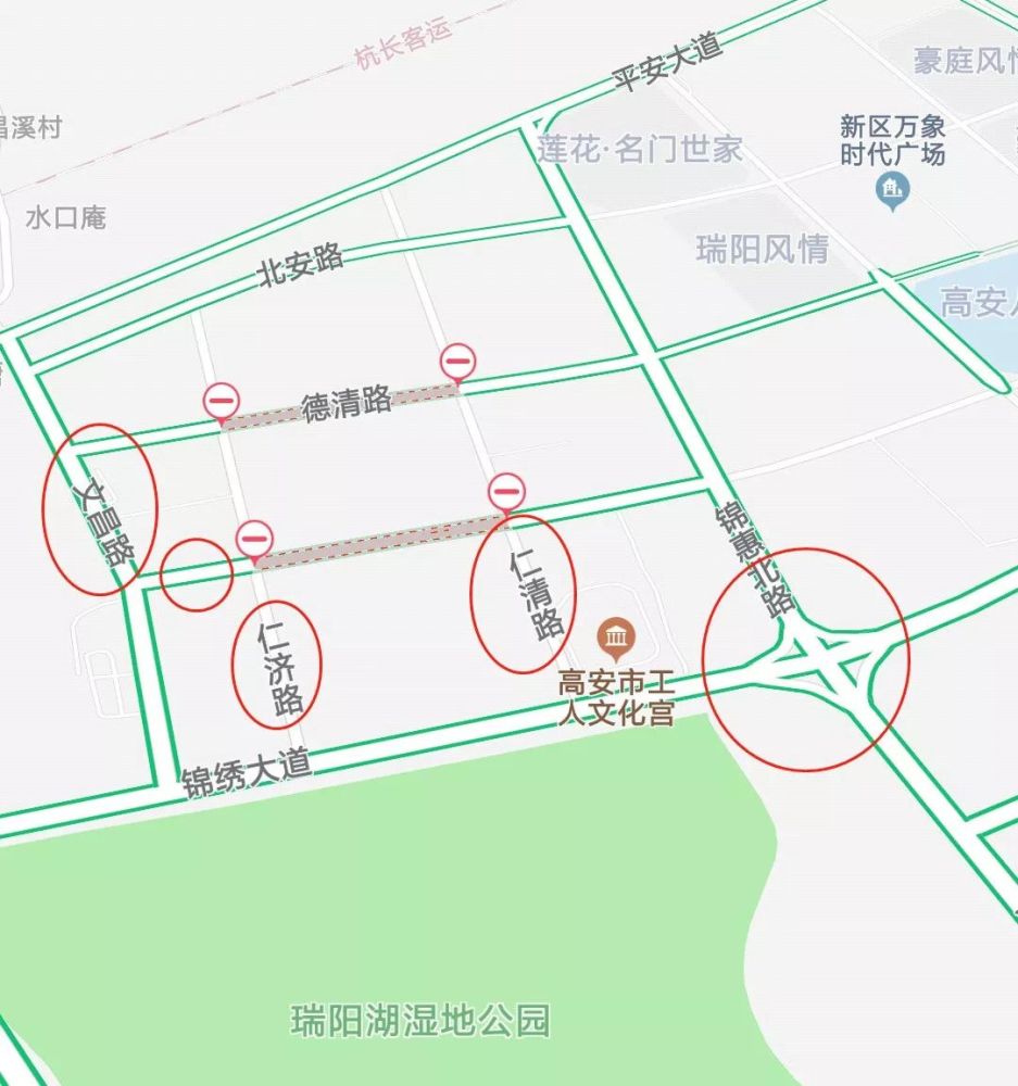 高安瑞阳新区地图图片