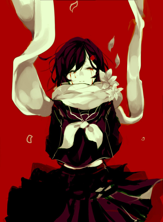 二次元图集,血泪红色系