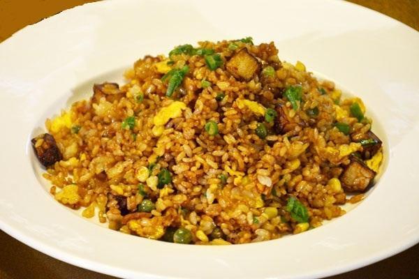 茄子炒饭的做法