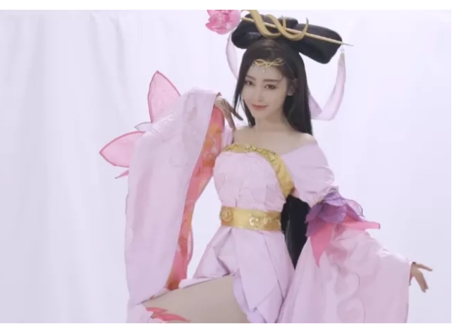 张天爱的貂蝉cos火了,当看到成片之后,竟然美到让我挪不开眼