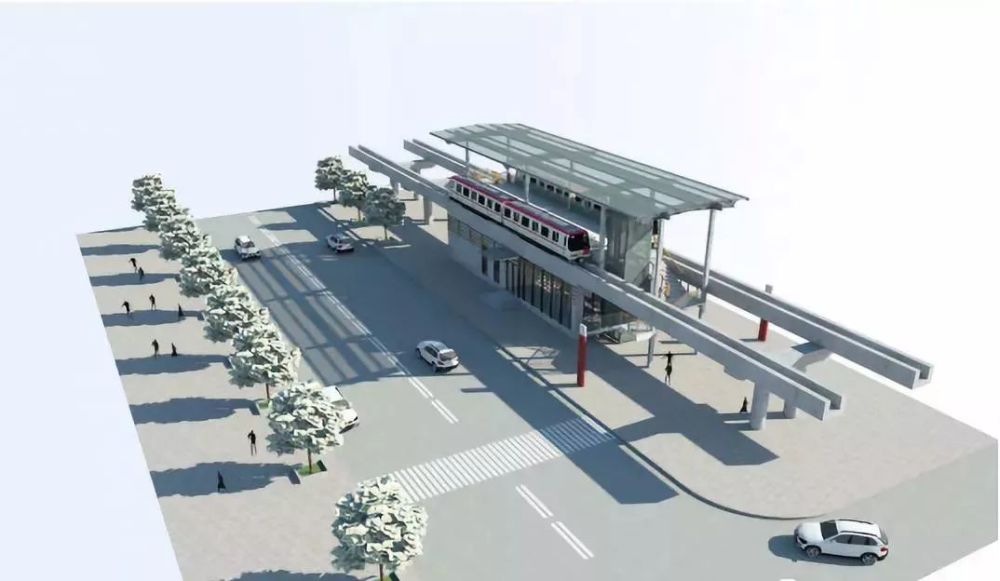 大王山空轨来了全长811公里设9座车站