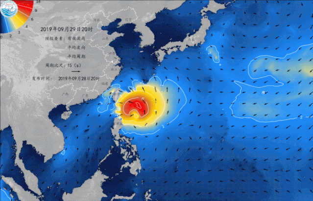 闽浙沪苏沿海的海况恶劣 风暴潮和海浪预警级别较高