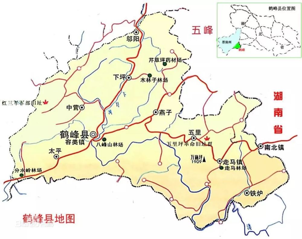 鹤峰县位于湖北省西南部,鄂西土家族苗族自治州东南角,四境毗邻县市