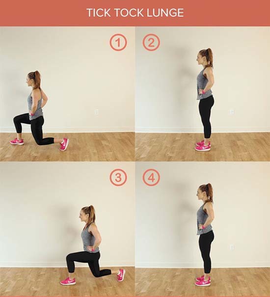 男女必学的6种箭步蹲做法