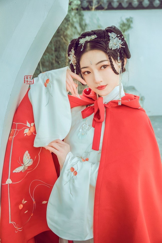 古装私影汉服写真cosplay正片那一刻想变成雪落在你的肩上