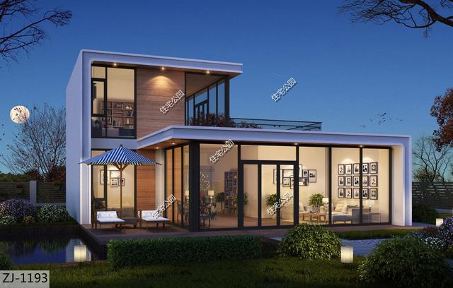 11x11米现代风住宅 外装内装人人夸 唯一差评是只设2卧室