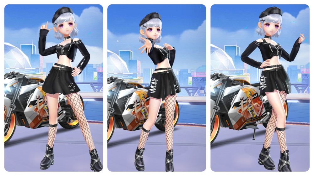 qq飞车手游:暖暖穿搭丨亚洲舞王:a爆全场的机车服