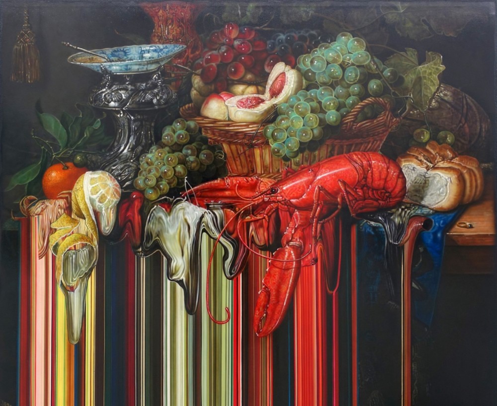 独具创意,他让17世纪的古典油画"融化"了