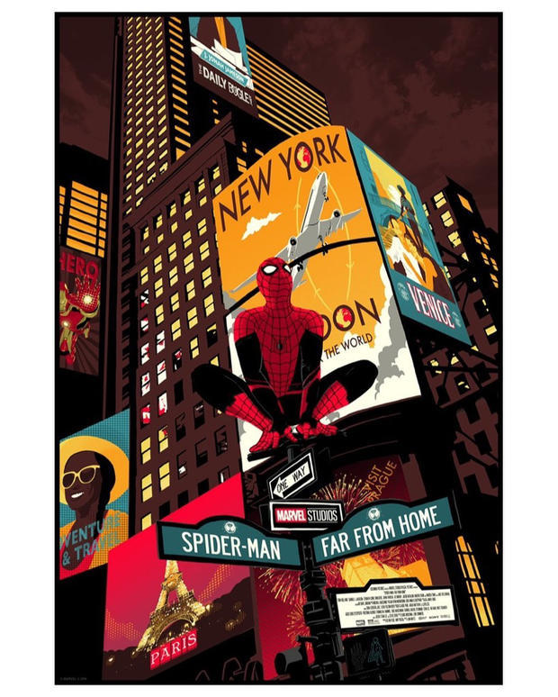 "蜘蛛侠""复联4""惊队"齐发艺术海报