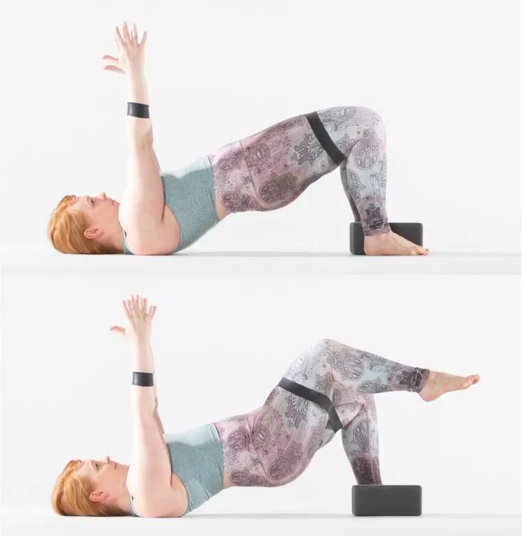 瑜伽经典 小桥式 太简单?试试这几个变体,超酸爽!