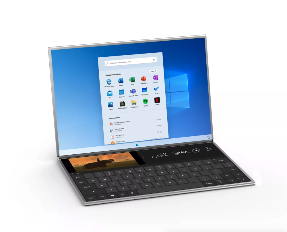 双屏配windows 10x 微软surface Neo上手体验 本本新闻资讯频道 我的本本网