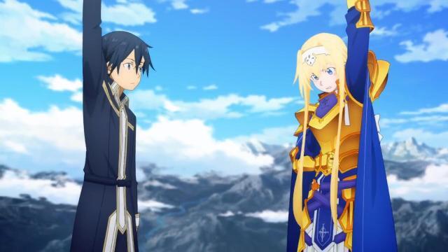 刀剑神域番外篇!桐人跟爱丽丝亲密吃泡面,尤吉