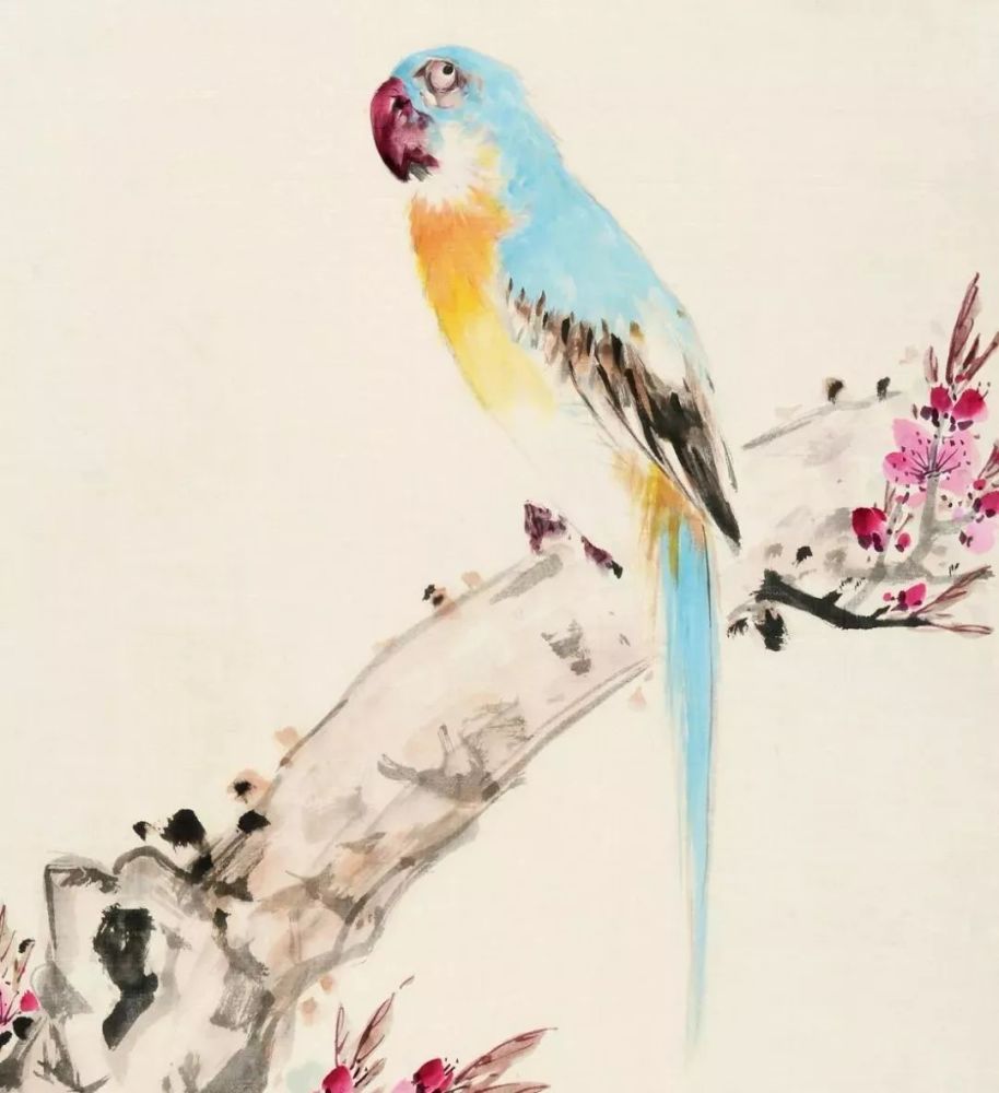 国画|灵气逼人的国画小鸟，美到窒息