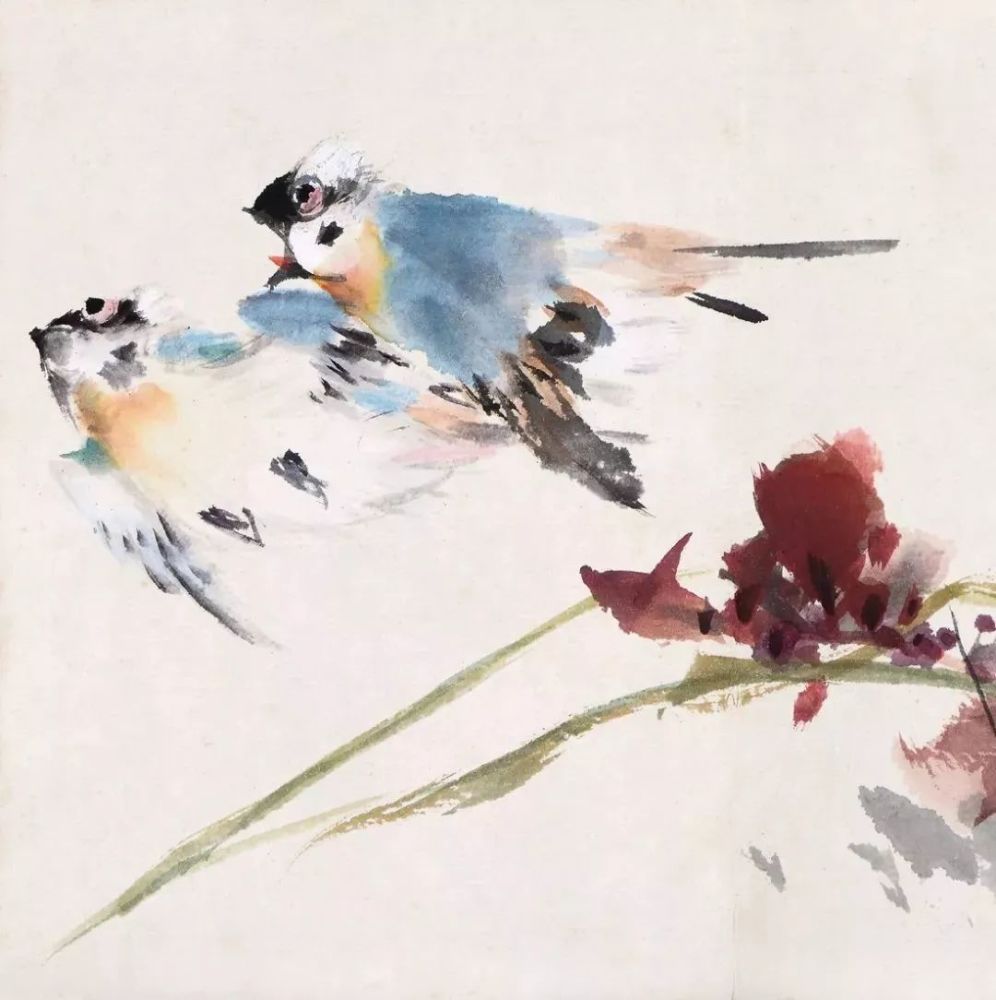 国画|灵气逼人的国画小鸟，美到窒息