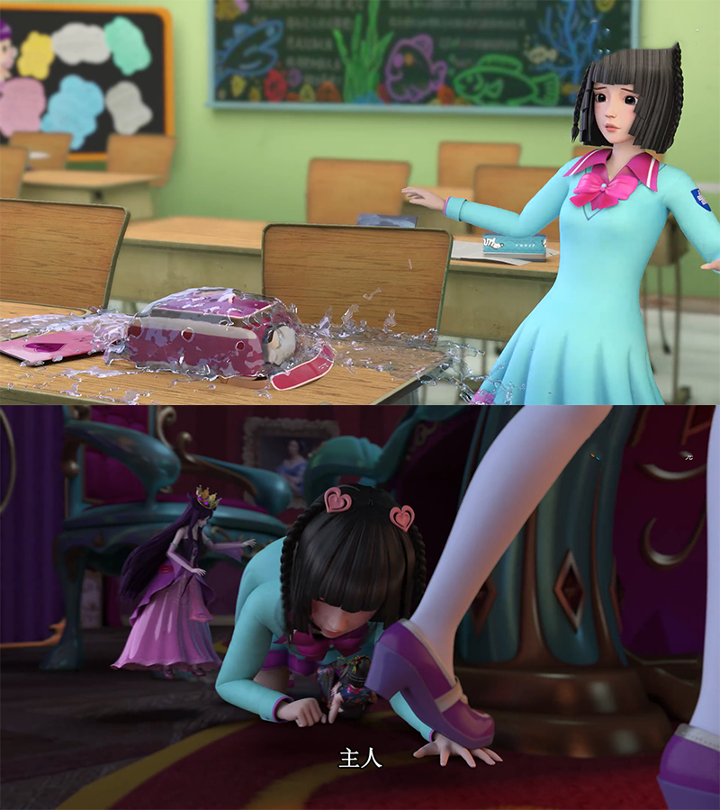 当时文茜刚刚和王默互换记忆,上学时王默比较糊涂,就依然坐到了之前的