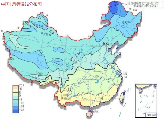 我国南方地区主要属于亚热带季风气候,主要的气候特征表现为"夏季高温