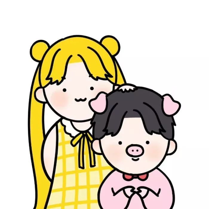 情侣头像邻家小豆丁