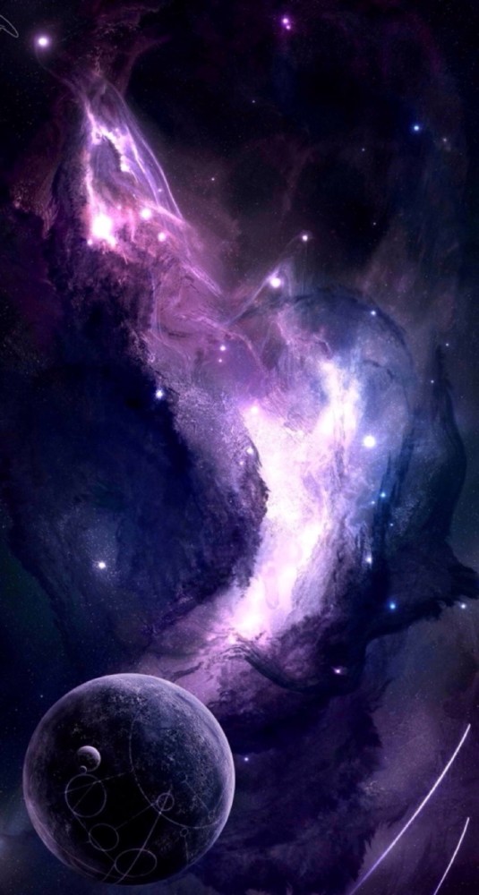 动漫图片,美丽的银河