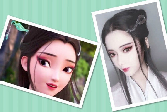 动漫界的仿妆大神又出来搞事情藕饼组合颜值逆天康娜神还原