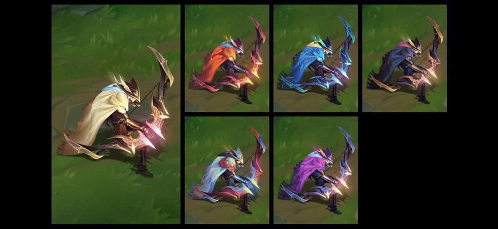 西部魔影皮肤赏析艾希炫彩百变形态