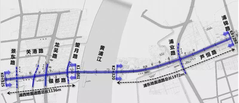 银都路越江隧道工程立项,预计年内开工!