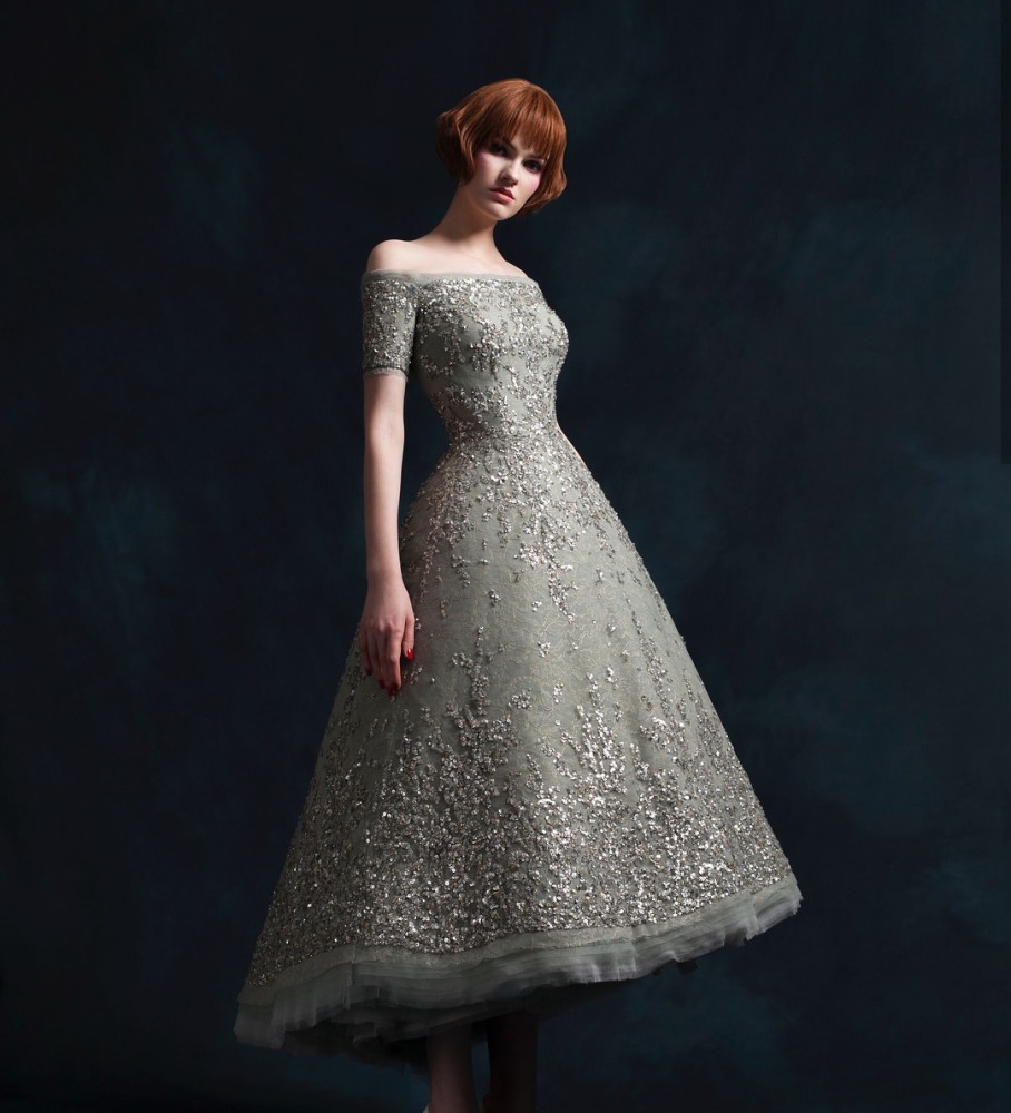 丝绸晚礼服温柔大方显气质