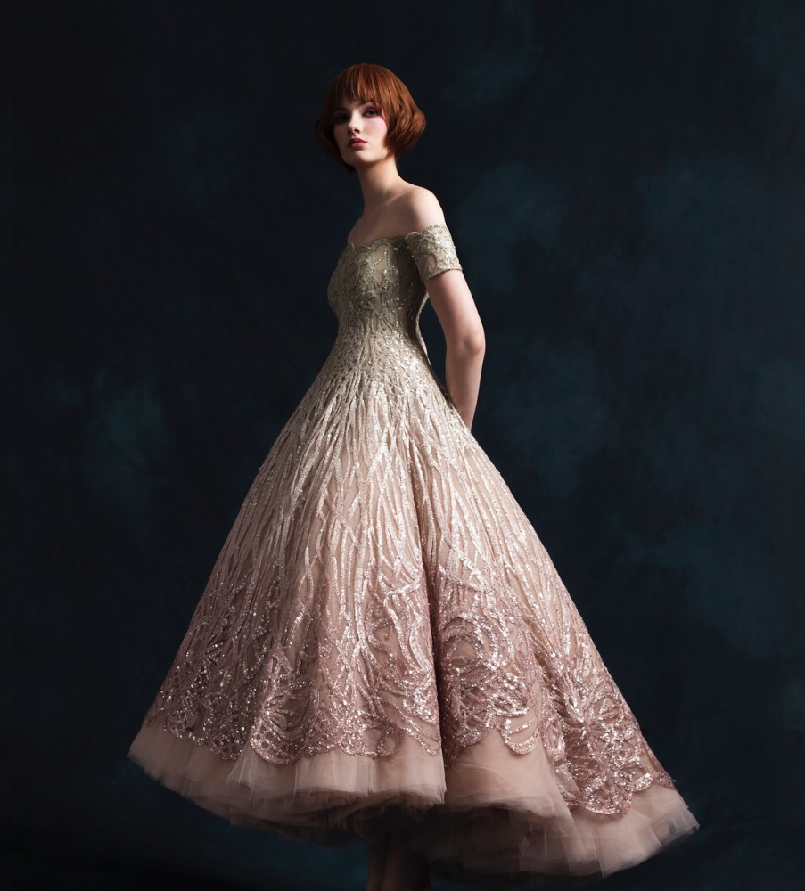 丝绸晚礼服温柔大方显气质