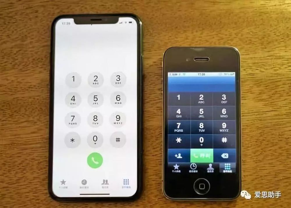 iphone 撥號鍵盤中的