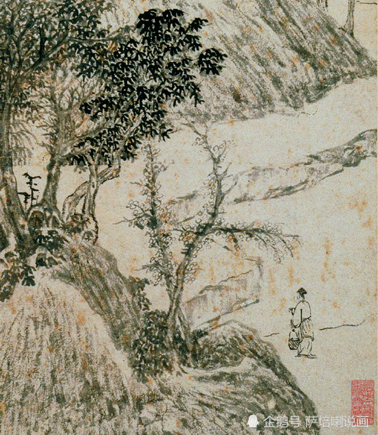 营造优雅的意境,用画笔解读诗意,明代画家文徵明绘《豳风图》