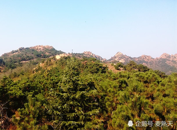 再次青島浮山行從南側途經青島大學進山