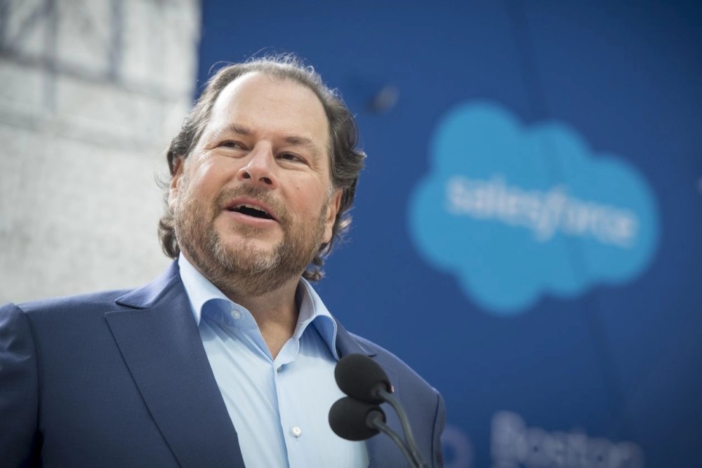 salesforce首席执行官马克·贝尼奥夫(marc benioff)