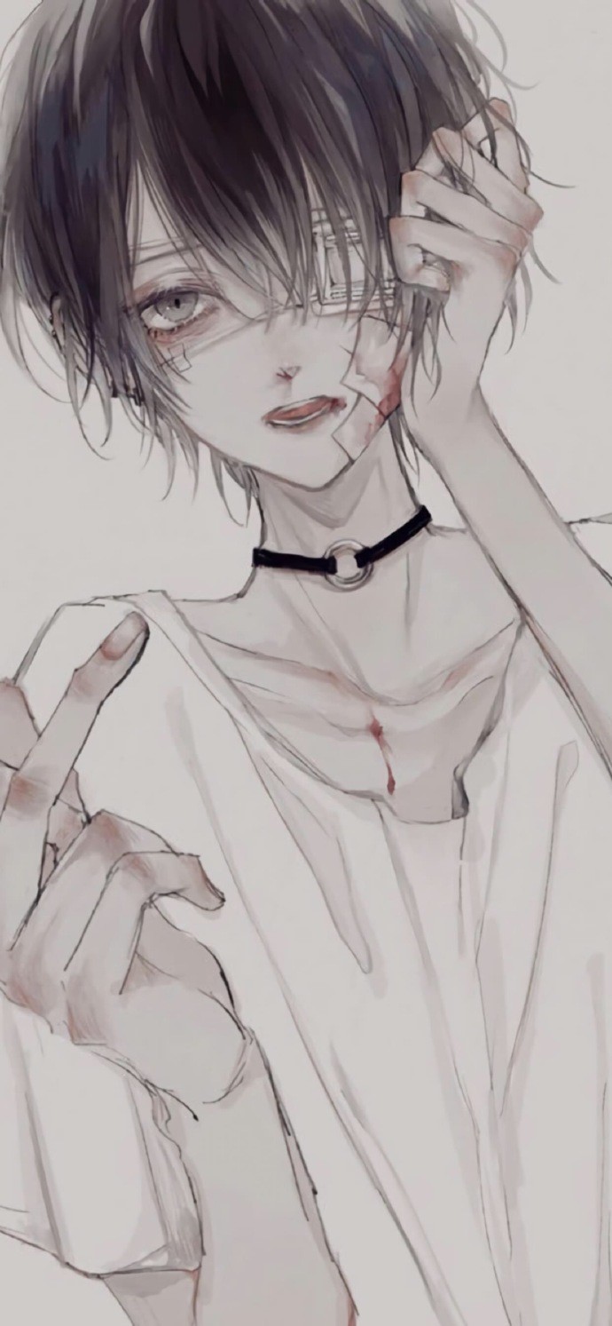 动漫图片对这样的病娇男孩毫无抵抗力