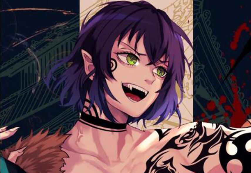 当炭治郎三人组变成鬼,嘴平伊之助像童磨,善逸好似祢豆子