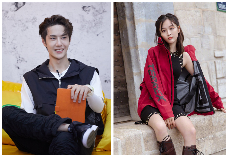 王一博师妹吴宣仪,华晨宇师妹赖雨蒙,看到侯明昊师妹,网友:妈,我想娶