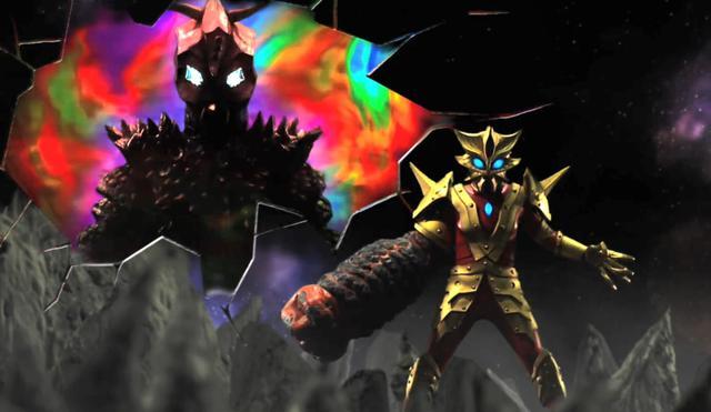 在大电影中,一心想要统治地球,所以又创造出了最强怪兽海帕杰顿!