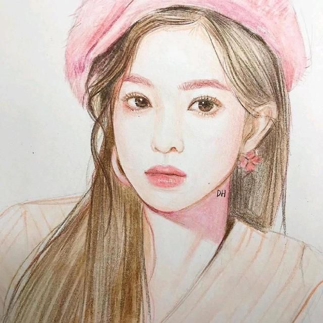 用水彩画的艺术 表现绚丽夺目小姐姐形象 挥洒艺术的畅想 腾讯新闻