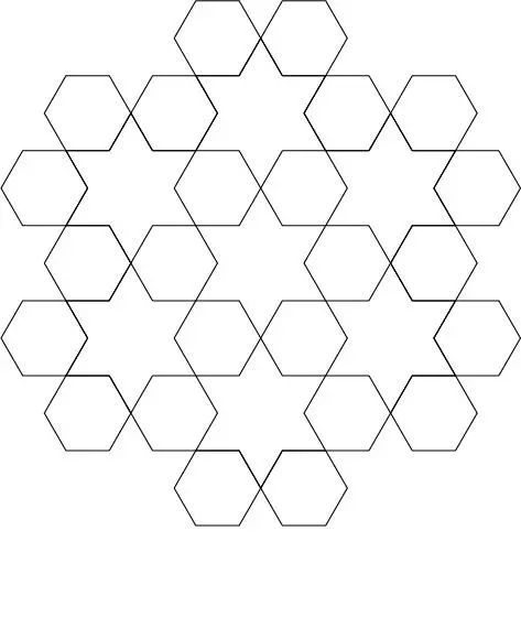 拆解伊斯兰平面密铺图案之五:十二角星,无尽的联想1