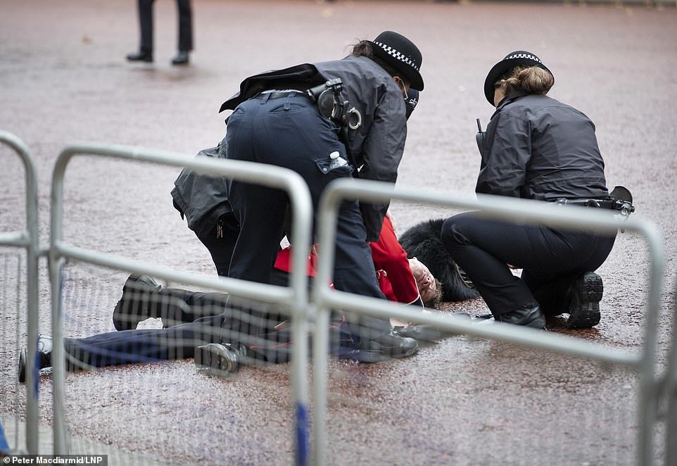 英国女王为议会开幕,未戴2.3斤王冠,93岁女王确